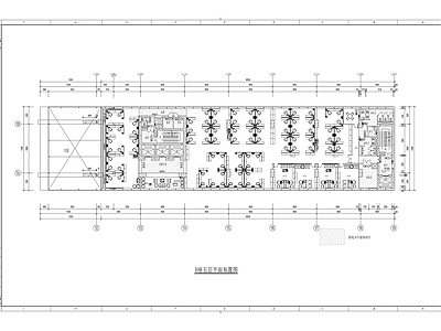 现代整体办公空间 高档办公楼装修 施工图