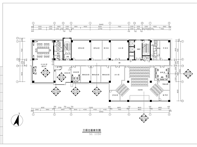 现代整体办公空间 环保大楼办公楼 施工图