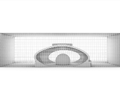 现代图书馆建筑 天津滨海之眼 图书馆 现代建筑