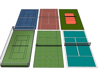 现代体育建筑 网球排球场地 运动球馆球场