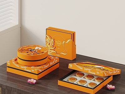 食物饮料 现代节日用品 中秋礼品盒 月饼礼盒