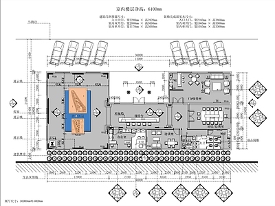 现代售楼处 销售展厅 施工图