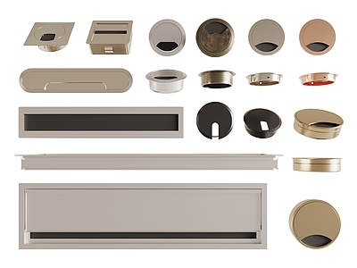 其他五金 穿线孔盖板 走线空盖 面线孔盖 装饰盖子 面五金配件