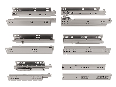 其他五金 抽屉滑轨 抽屉滑道 轨道 抽拉导轨 金属五金构件