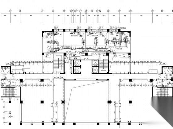 [海南]实验室通风及净化空调系统设计施工图（全室排风系... 建筑暖通