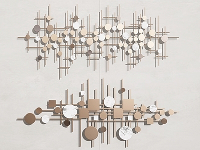现代挂件 墙饰 挂饰 轻奢墙饰 金属墙饰