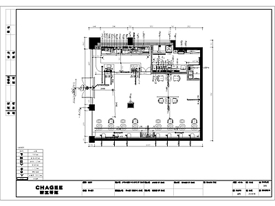 现代工装图库 霸王茶姬 施工图 工装图库