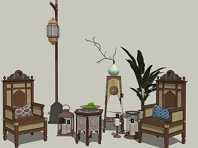 复古中古美陈 西域 异域小景 中东