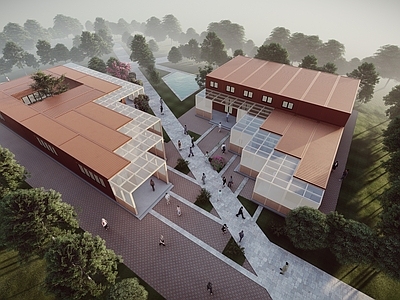 现代工业其他公共建筑 活动中心 集装箱办公 临时建筑