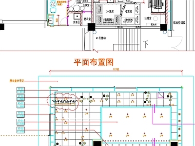 现代工装图库 餐饮空间平面图 大餐厅平面图 餐饮平面图 餐厅平面布置 餐饮平面布置 施工图 工装图库