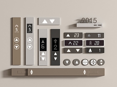 现代其他五金件 其他五金 电梯按键 楼层显示器
