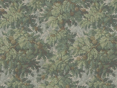 现代美式复古植物壁纸 植物壁画