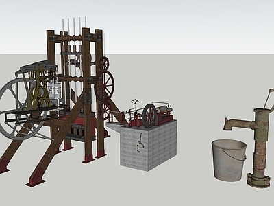 其他公用器材 老压水井 取水设施 工业用具