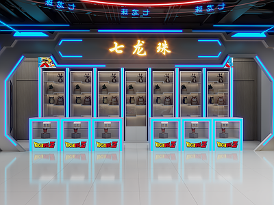 现代其他休闲娱乐空间 电玩城 游戏厅