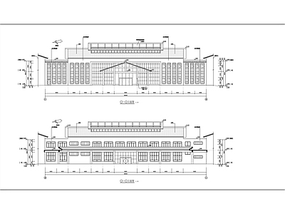 现代医院建筑 福利中心养护楼 施工图