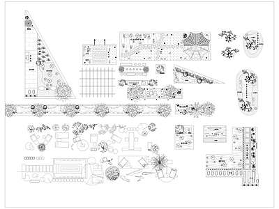 现代综合景观图库 景观图库 施工图