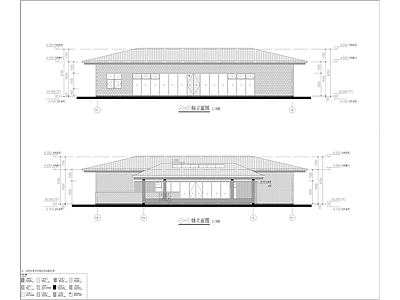 现代会议中心建筑 私人景观 民宿建筑 施工图