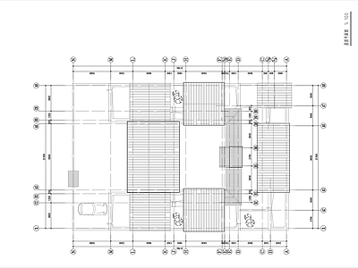 中式民宿建筑 民宿建筑外观设计 四合院民宿外观 施工图