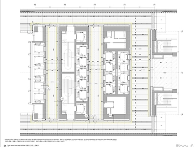 现代办公室 办公楼大堂 电梯厅 施工图