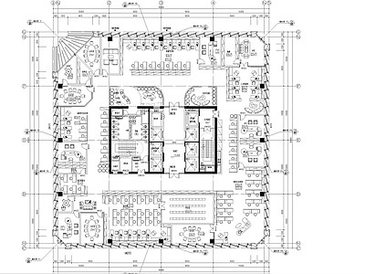 现代其他公共建筑 科技园综合楼 行政办公楼 综合体 施工图