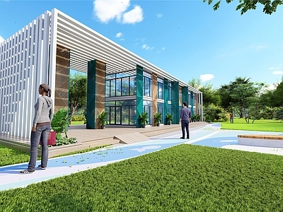 现代新中式其他公共建筑 集装箱房 现代工地活动板房 施工工地 打包箱房 景区建筑