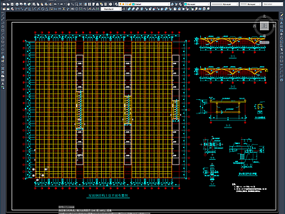 钢结构 某会展厅图 施工图