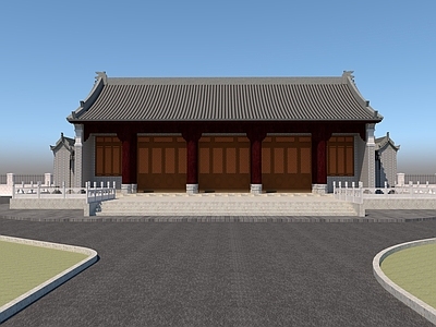 中式古建 中式古建祠堂