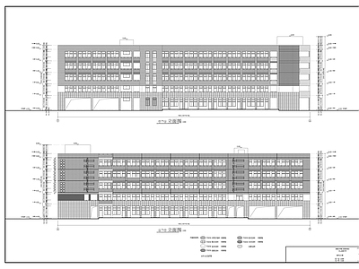 现代学校建筑 初级中学建筑图 施工图