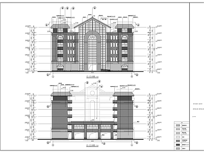 现代学校建筑 教学实验楼建筑 施工图