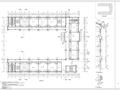 现代学校建筑 教学楼建筑图 施工图
