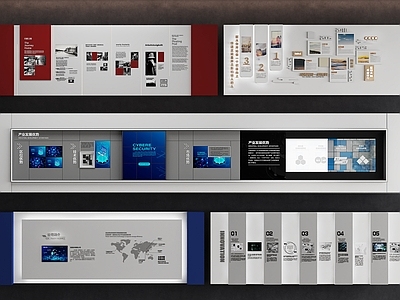 现代形象墙 展示墙荣誉墙