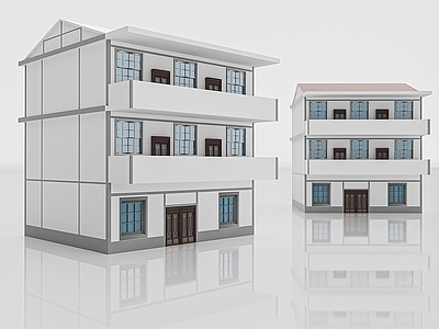 现代其他公共建筑 建筑楼房 住宅楼房 乡村楼房