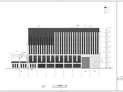 现代办公楼建筑 科技馆建筑 施工图 办公楼建筑 科技馆
