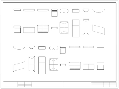 现代灯具图库 壁灯 施工图