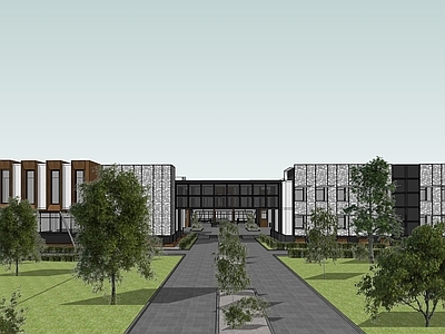 现代学校建筑 学校