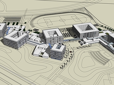 现代学校建筑 学校