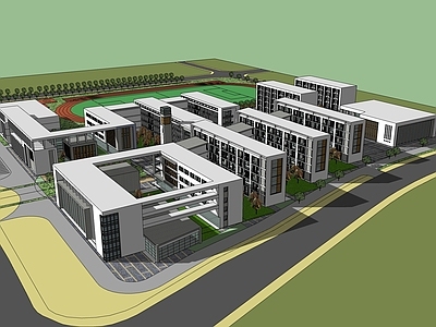 现代学校建筑 学校
