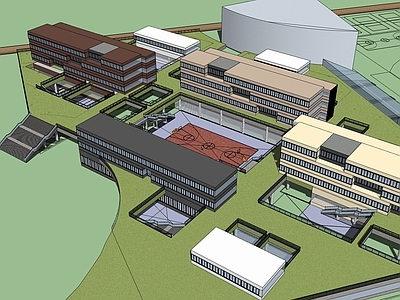 现代学校建筑 学校