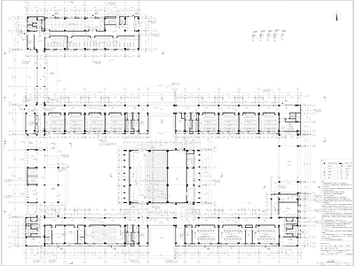 现代学校建筑 中小学综合教学楼 施工图