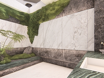 法式轻奢别墅庭院 轻奢法式天井