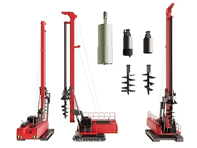 工业设备 螺旋钻机 履带长螺旋钻孔机 施工设备器材 工程设备 钻头