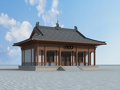 中式古建 中式寺庙