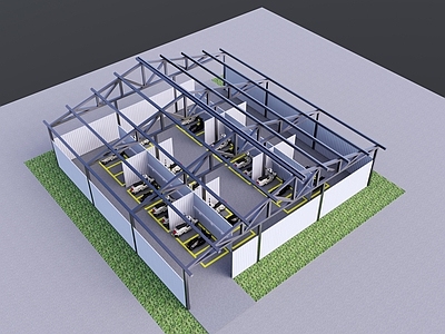 现代其他公共空间 车棚 摩托车停车