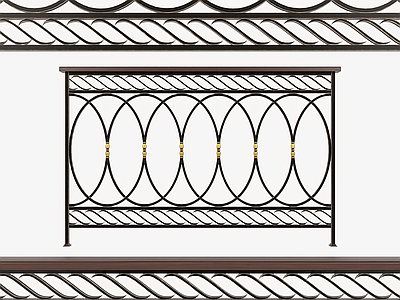 现代简欧栏杆 钢围栏 隔离建筑 学校护栏 铁艺围墙