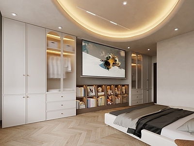 现代家居卧室 现代卧室