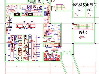 现代工装图库 餐厅平面布局 餐厅平面图 餐厅平面布置 餐厅平面方案 餐厅平面图 施工图 工装图库