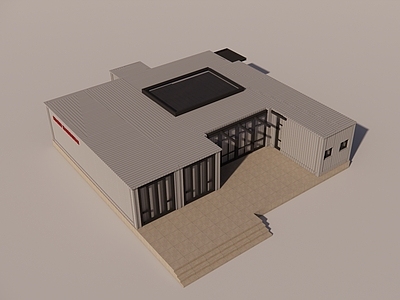 现代工业风格建筑 集装箱 乡村民宿 度假小屋 集装箱样板房 集装箱游乐场