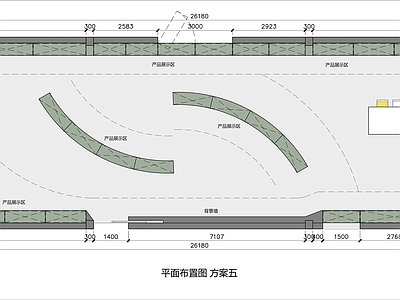 现代工业其他工装空间 直播间 汽配展厅 展厅直播间 施工图
