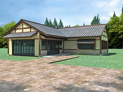 新中式驿站 游客服务中心 宋风民宿建筑 小公建 公共厕所 乡村振兴馆