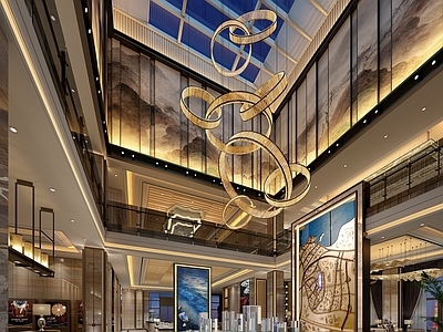 现代轻奢售楼处 现代港式 大都会风格 ARTDECO 售楼处设计 全 施工图